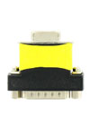 Adapateur adapt rs 232 15pts jaune